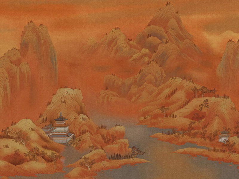 奉陪郑驸马韦曲二首其二(野寺垂杨里)