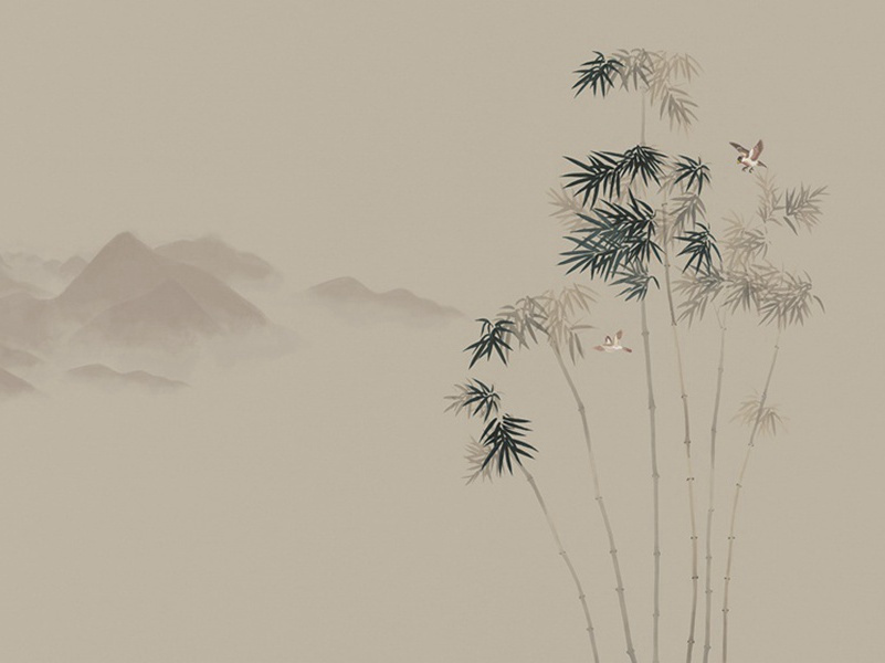 得舍弟消息·风吹紫荆树