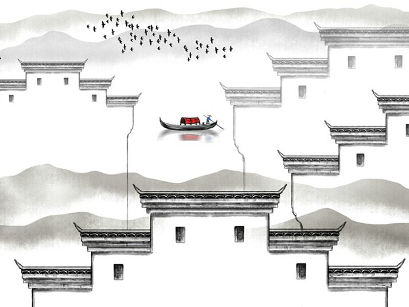 “杨花雪落覆白苹-杜甫旅食京华